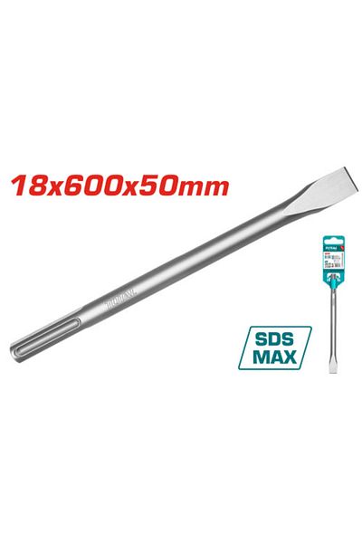 TOTAL 18x600x50mm Sdspmax Wide Demolition Chisel
