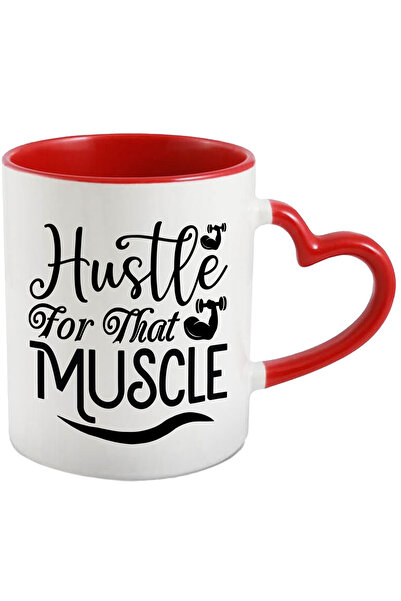 StoryGift Romania Cana Cu Textul "hustle For That Muscle" - Lucreaza Pentru A...
