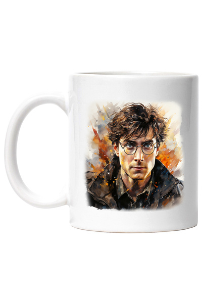 StoryGift Romania Cana Cu Harry Potter, Personaj, Iubitori De Carti, Vrajitori, Multicolor 330 Ml,, Cu ,stg