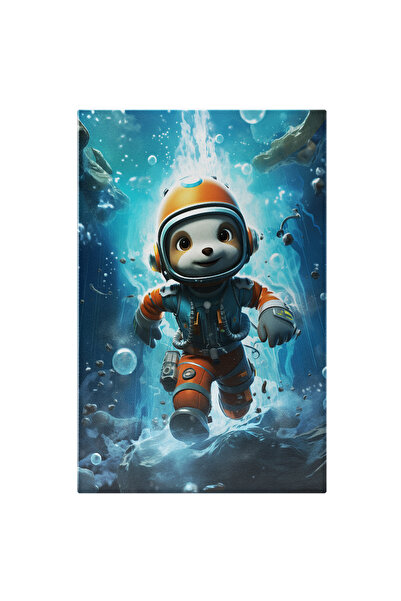 StoryGift Romania Tablou Canvas: Catel Scafandru Bucuros In Ocean In Cautarea...