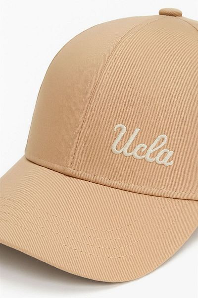 UCLA Neo Beige-White Baseball Cap Embroidered - Unisex Hat