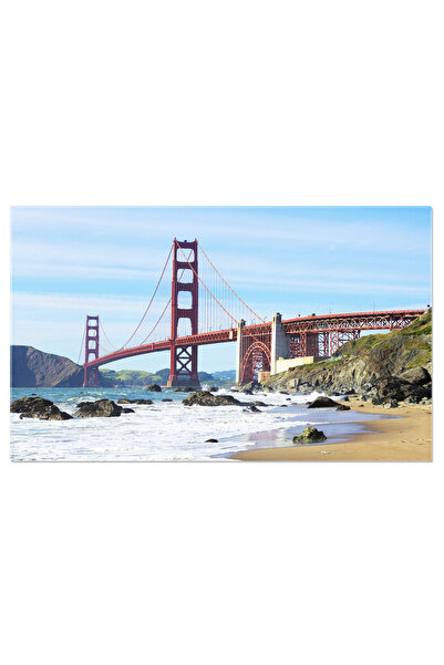 StoryGift Romania Tablou Canvas Punctul De Atractie Golden Gate Din San Franc...