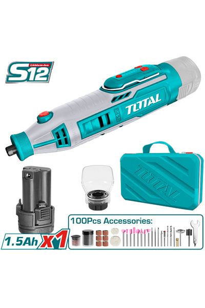 TOTAL Flexible kit on 12v battery 100 pcs