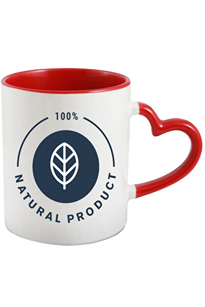 StoryGift Romania Cana Cu Mesaj In Engleza 100% Natural Product, Cerc, Frunza, Dungi, Geometric, M, Cu ,stg