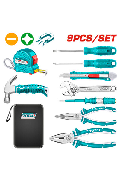 TOTAL 9pcs/set Canvas Bag Tool Set