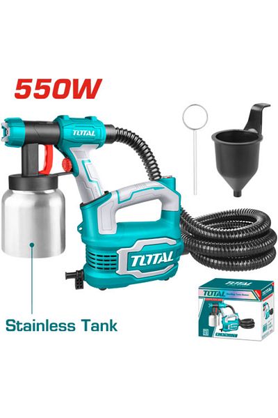 TOTAL 550W 850ml Electric Paint Spray Gun