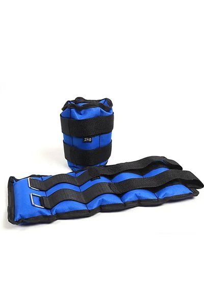 PUFO Set de fitness cu 2 greutăți pentru încheietura mâinii sau picioare, 2 x 2 kg