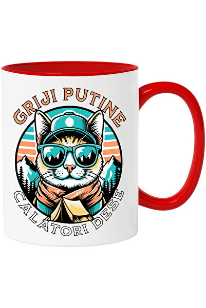 StoryGift Romania Cana Pisica Cercetas, Griji Putine Calatorii Dese, 330ml, C...