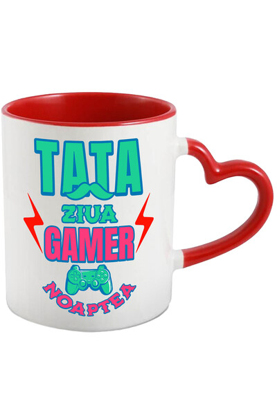 StoryGift Romania Cana Cu Maneta De Jocuri Noaptea Gamer Tata Ziua Iubitorii ...