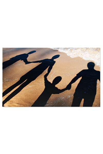 StoryGift Romania Tablou Canvas: Unire Prin Maini - Oameni Pe Plaja De Nisip