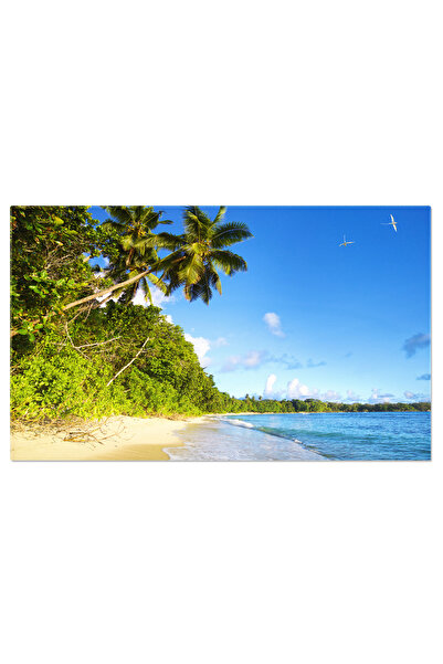 StoryGift Romania Tablou Canvas: Seychelles - Paradis Tropical Pe Coasta Ocea...