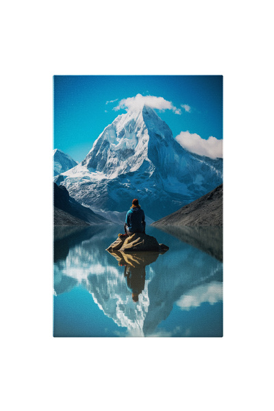 StoryGift Romania Tablou Canvas: View Landscape Drmet Privind Spre Munte Inal...