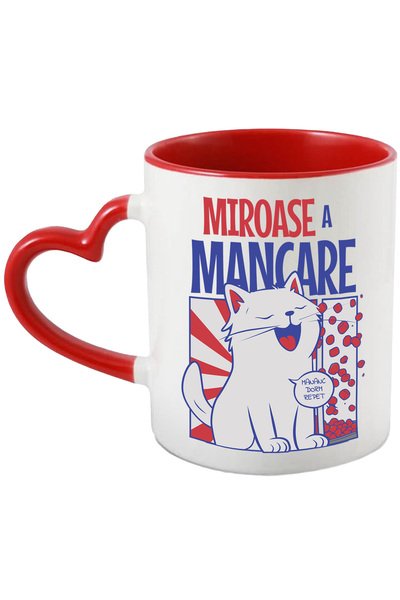 StoryGift Romania Cana Pisica Alba Mesaj Haios Miroase A Mancare, Iubtorii De...