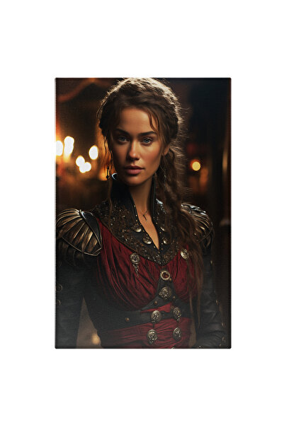 StoryGift Romania Tablou Canvas: O Femeie Draguta Cu O Rochie Eleganta - Par ...