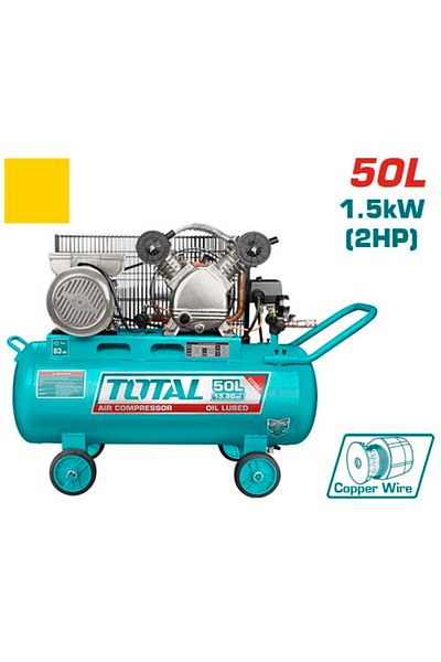 TOTAL 50l 2hp air compressor