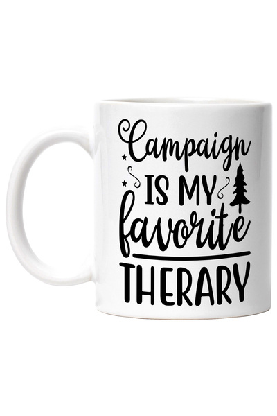 StoryGift Romania Cana Cu Mesajul "camping Is My Favorite Therapy" - Camping-...