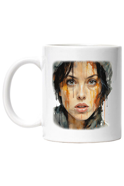 StoryGift Romania Cana Cu Angelina Jolie, Actrita Celebra, Iubitori De Film, Multicolor 330 Ml, Ce, Cu ,stg
