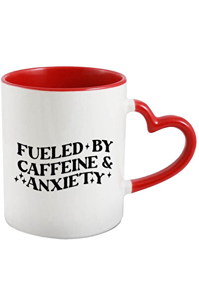 StoryGift Romania Cana Cu Textul In Engleza "fueled By Caffeine & Anxiety" - ...