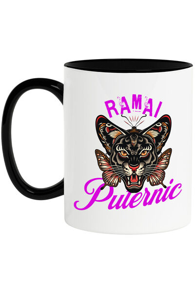 StoryGift Romania Cana Cu Tigru Furios Cu Aripi De Fluture Text Ramai Puterni...
