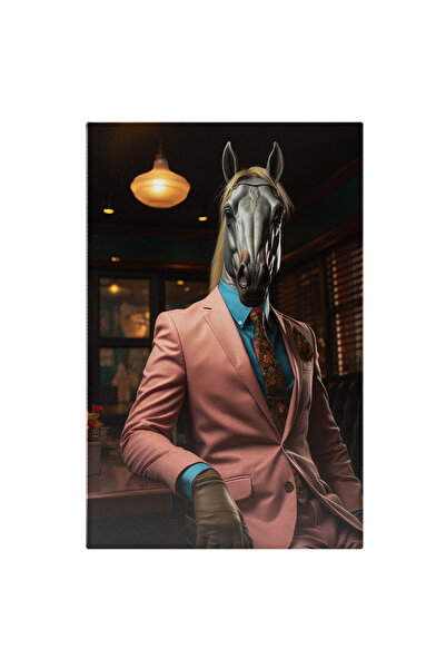StoryGift Romania Tablou Canvas: Surrealiate Al Calului Cuprins De Feminitate...