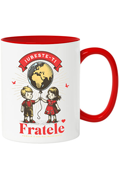 StoryGift Romania Cana Iubeste-ti Fratele Familie E Importanta Sora, 330ml, C...