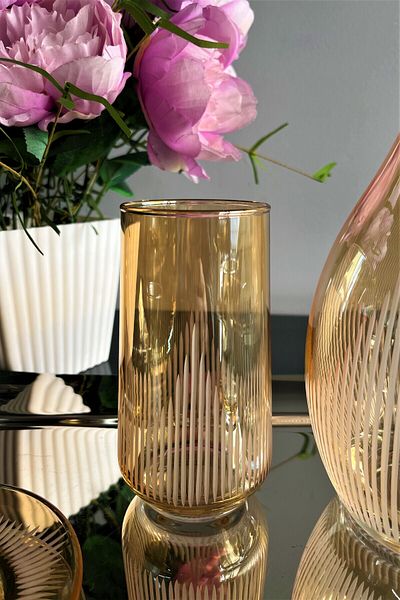 DECOSTYLE Hisar Bal 37 Piece Glass Cup Set for 12 People