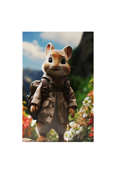 StoryGift Romania Tablou Canvas: Veverita Calatoare Desen Animat, Animatie, A...