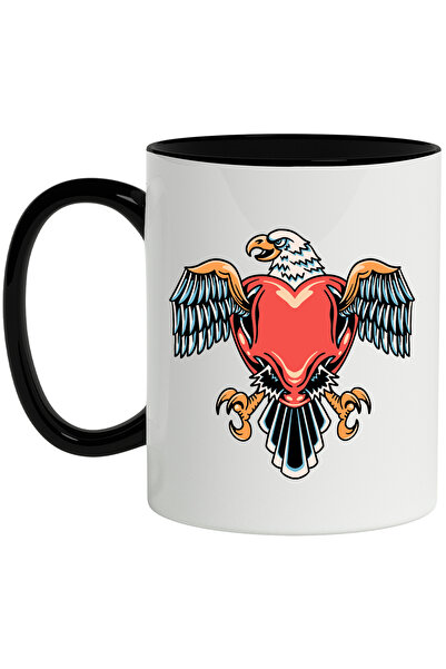 StoryGift Romania Cana Cu Pasare, Vultur, Inima, Aripi, Gheare, Costum, Multi...