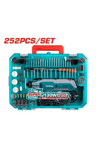 TOTAL 252pcs/set Axial Grinding Kit with Accessories