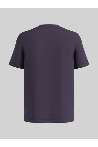 s.Oliver Men's Crew Neck T-shirt, Cotton, Regular Fit, Purple, S