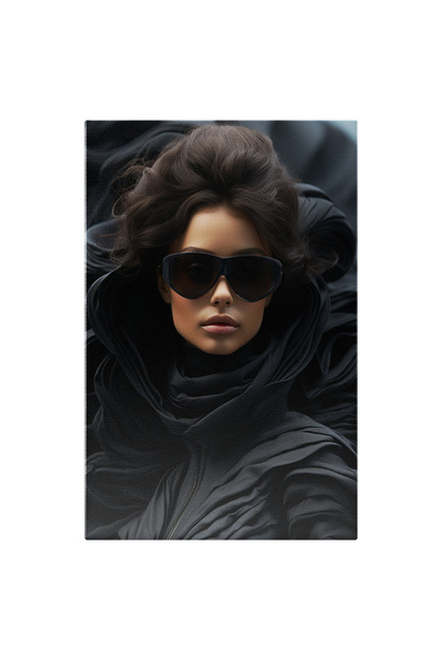 StoryGift Romania Tablou Canvas: Fotografie Cu O Femeie Draguta Cu Ochelari D...