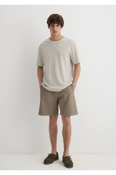 Mavi Brown Shorts Loose Fit / Loose Relaxed Cut / Regular Waist / Straight Leg 0410273-70321