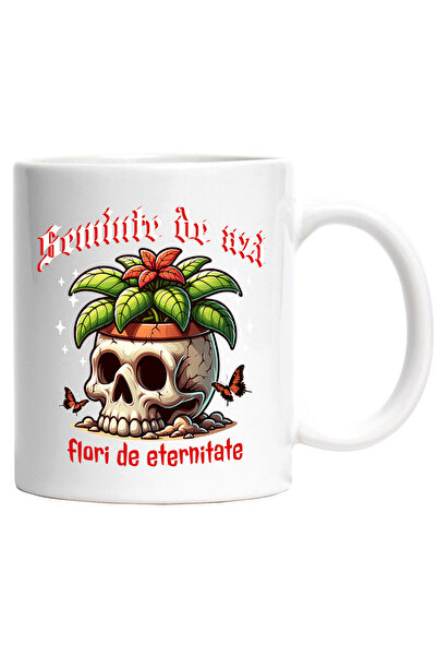 StoryGift Romania Cana Seminte De Astazi Flori De Eternitate, 330ml, Ceramic ...