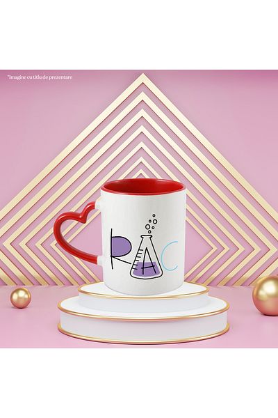 StoryGift Romania Mug With Name Cancer, School, Chemistry, Subjects, Algebra, Geometry, 330ml, Ceramic, With, STG.