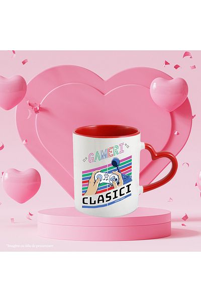 StoryGift Romania Mug Gamers Classics lever vintigi veteran new world, 330ml, Ceramic with Handle I, With, STG