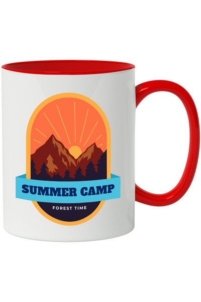 StoryGift Romania Cana Cu Mesaj In Engleza Summer Camp Forest Time, Tabara, V...