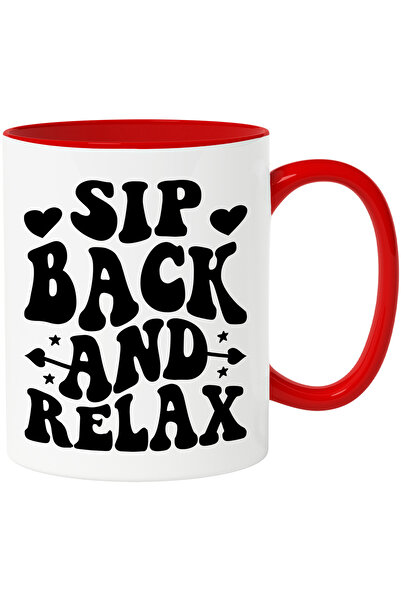 StoryGift Romania Cana Cu Inimioare Si Textul "soarbe Inapoi Si Relaxeaza-te"...