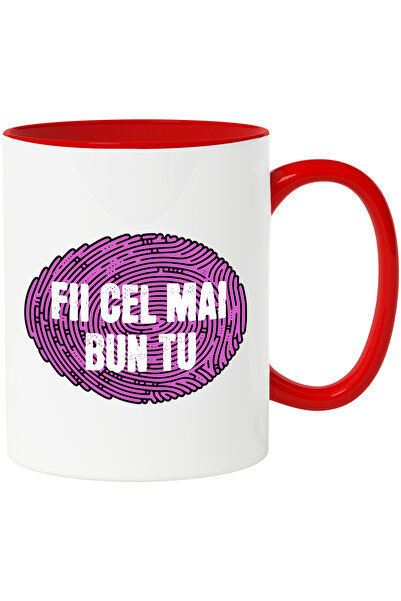 StoryGift Romania Cana Citat Motivational Fii Cel Mai Bun Tu, 330ml, Ceramic ...
