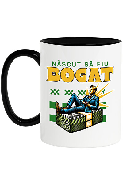 StoryGift Romania Cana Barbat Pe Teanc De Bani Nascut Sa Fiu Bogat Seo , 330m...
