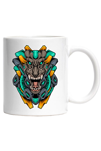 StoryGift Romania Cana Cu Maimuta, Primata, Robot, Mecha, Sf, Cyberpunk, Mult...