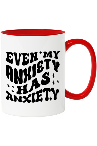 StoryGift Romania Cana Pentru Persoanele Care Au Anxietate Cu Maner Rosu, Cu Maner Rosu Stg ,stg ,stg