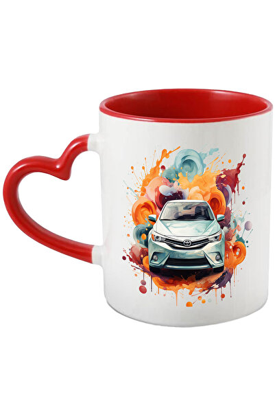 StoryGift Romania Cana Cu Masina, Toyota, Vopsea, Abstract, Ilustratie, Multi...