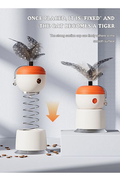 KidLe Interactive Cat Toys Pet Toys to Relieve Boredom Cat Food Dispenser