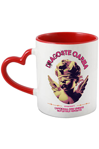 StoryGift Romania Cana Inger Legat La Ochii Dragoste Oarba Cupidon, 330ml, Ce...