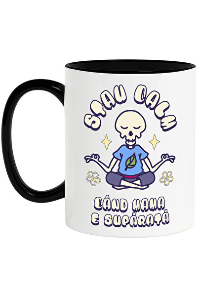 StoryGift Romania Cana Stau Calm Cand Mama E Nervoasa Familie, 330ml, Ceramic...