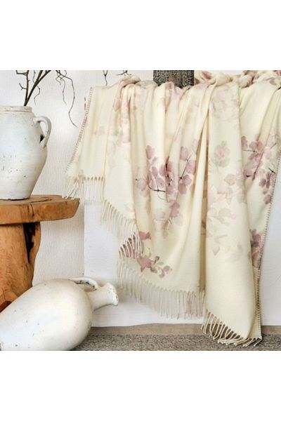 Club Cotton Luxury acrylic blanket with fringes, 210x240cm, Hilda