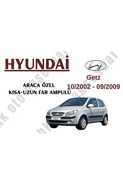 Varta Hyundai Getz 2002-2009 Araca Özel Kısa Uzun Far Ampulü H4