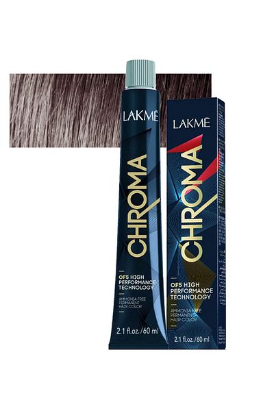 LAKMÉ Lakme Chroma Permanent Ammonia-Free Hair Color 4/00 Medium Brown 60ml