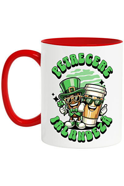 StoryGift Romania Cana Petrecere Irlandeza, Cafea Whiskey Bautura Alcool, 330...