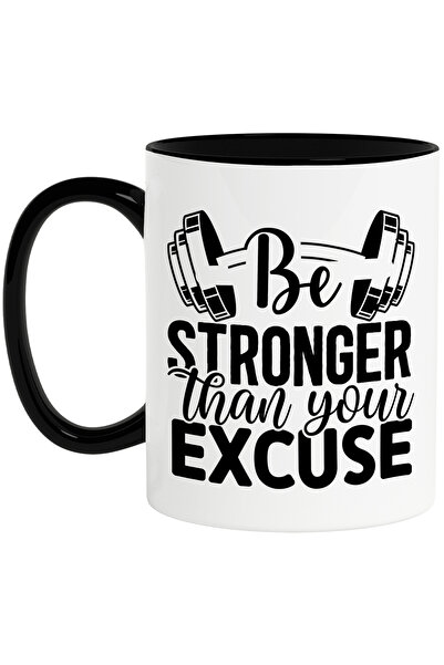 StoryGift Romania Cana Cu Textul Motivational "be Stronger Than Your Excuse" ...